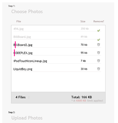 Flickr's multi file upload tool as a silverlight control